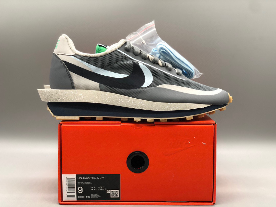 [NIKE] 클롯 x 사카이 x 나이키 LD 와플 쿨 그레이 DH3114-001 남녀공용 (H12공장)