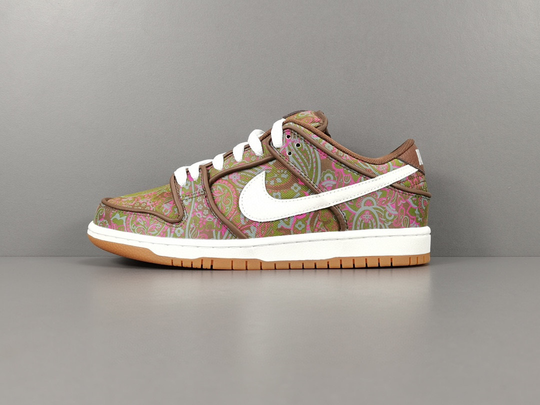 [NIKE] 나이키 SB 덩크 로우 프로 프리미엄 페이즐리 DH7534-200 남녀공용 (PKgod버전)