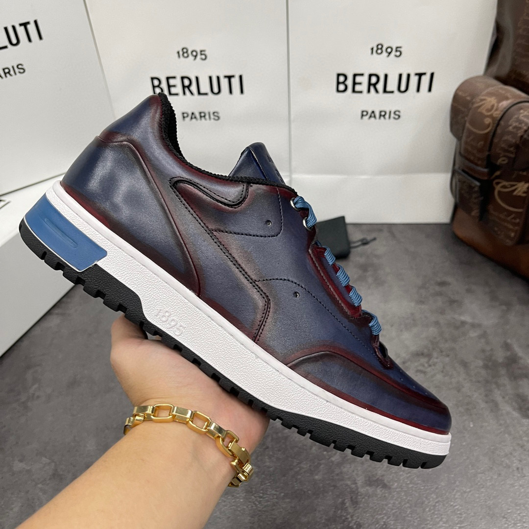 [BERLUTI] 벨루티 플레이오프 로우탑 스니커즈 남성용