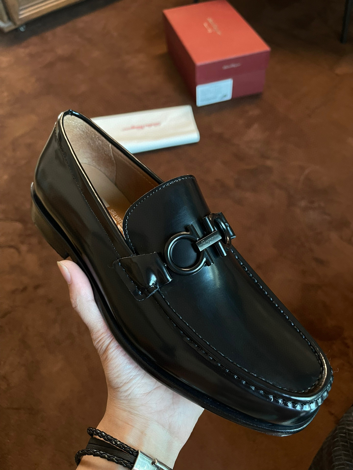 [FERRAGAMO] 페레가모 로퍼 구두 남성용