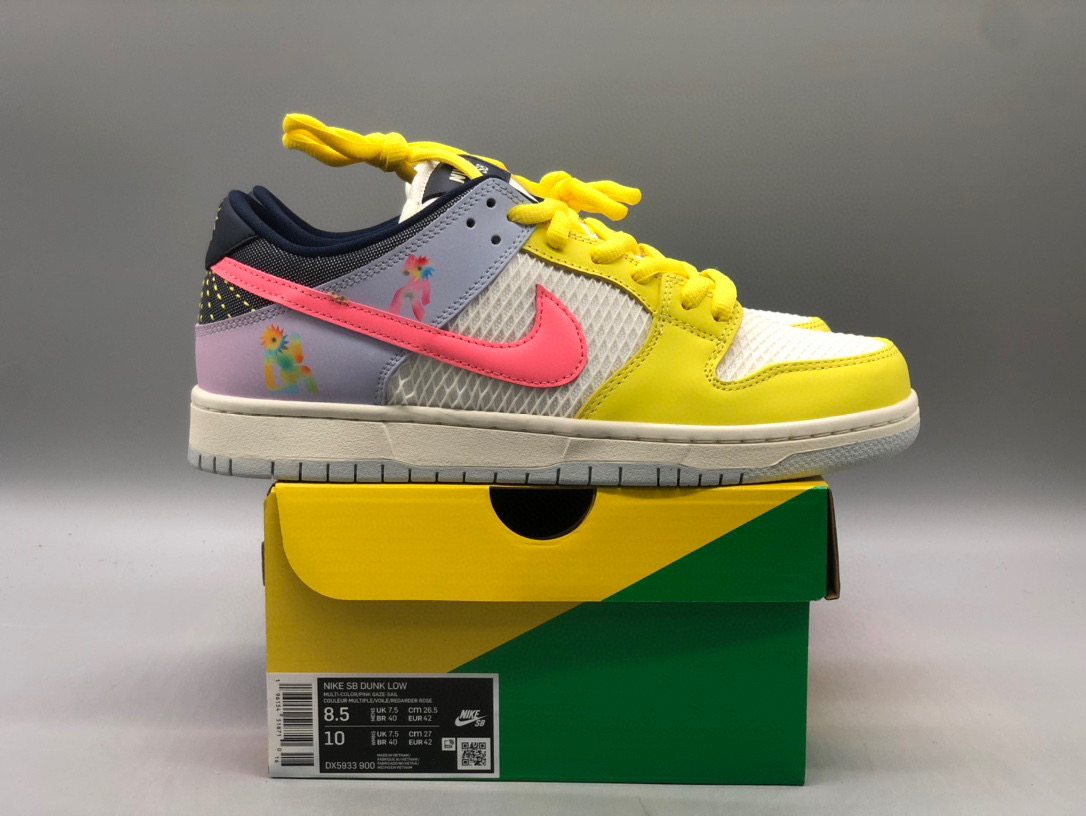 [NIKE] 나이키 SB 덩크 로우 비 트루 멀티 컬러 DX5933-900 남녀공용
