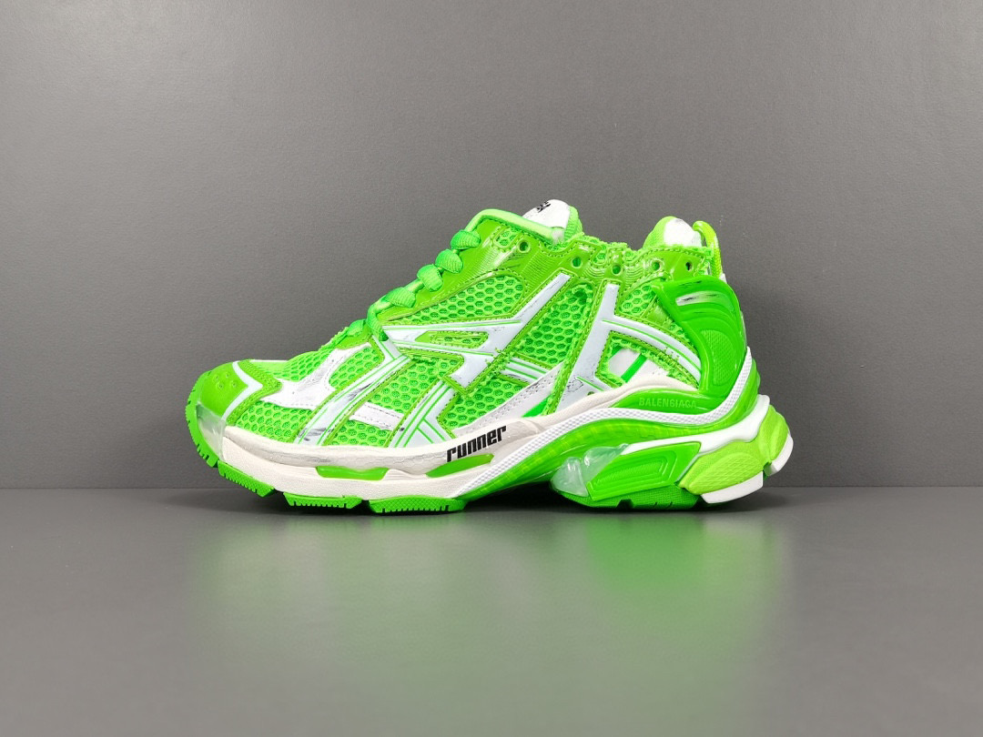 [BALENCIAGA] 발렌시아가 러너 7.0 스니커즈 화이트 그린 남녀공용 (OK공장)