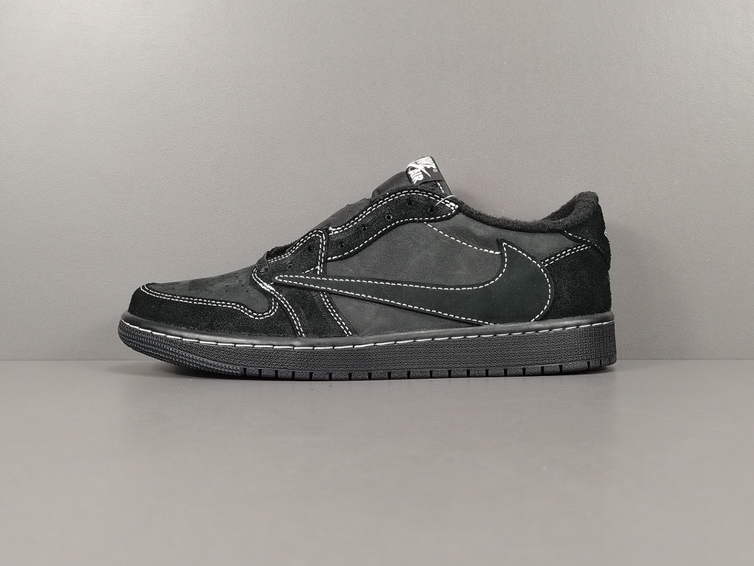 [AIR JORDAN] 트래비스 스캇 x 에어조던1 로우 블랙 팬텀 DM7866-001 남녀공용 (OG공장)