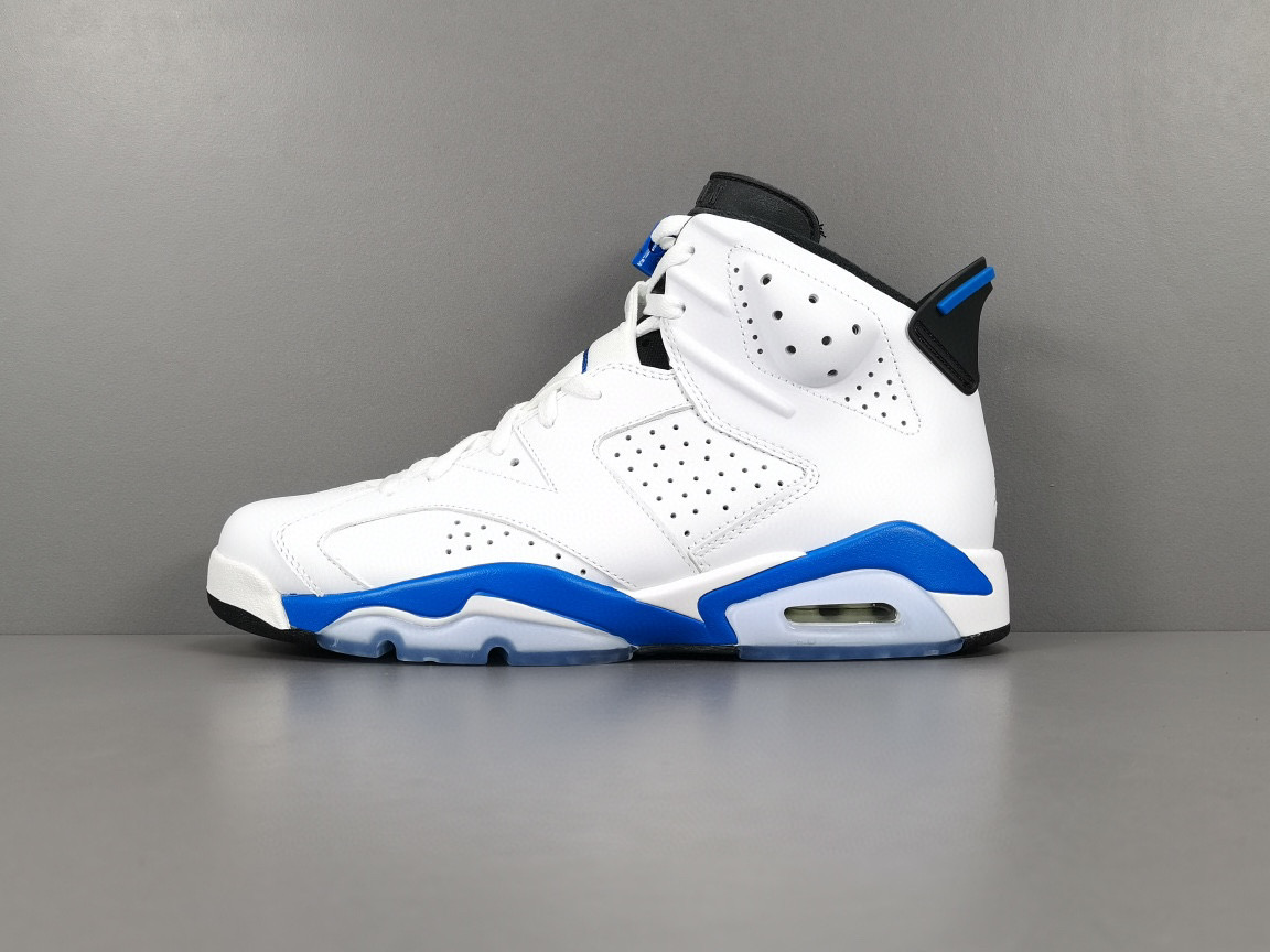 [AIR JORDAN] 에어조던6 레트로 스포츠 블루 384664-107 남성용 (PKgod버전)