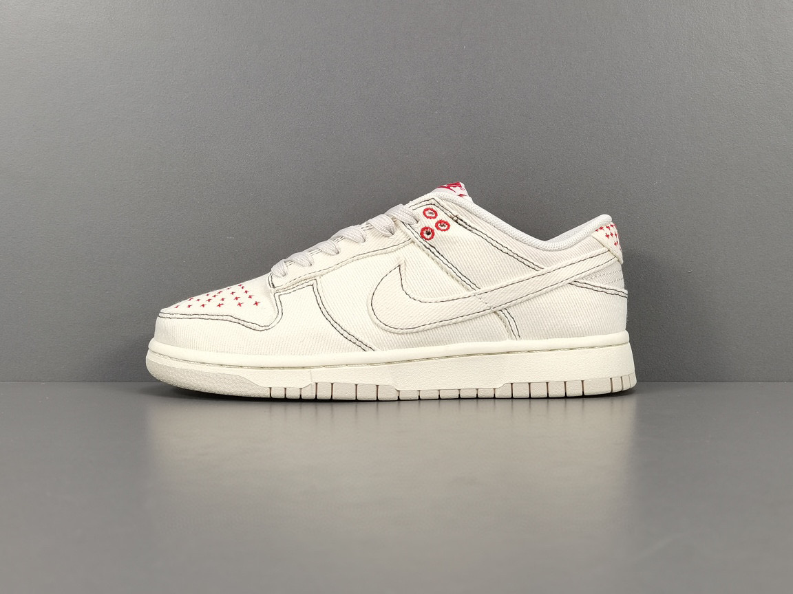 [NIKE] 나이키 덩크 로우 베이지 레드 DV0834-100 남녀공용