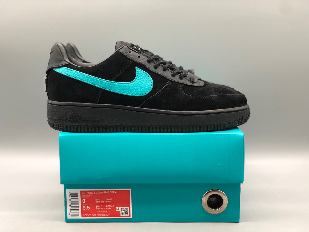 [NIKE] 나이키 에어포스1 x 티파니앤코 Tiffany & Co 1837 DZ1382-001 남녀공용