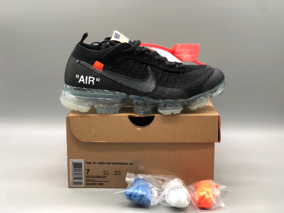 [NIKE] 나이키 X 오프화이트 에어 베이퍼맥스 플라이니트 THE TEN AA3831-002 남녀공용