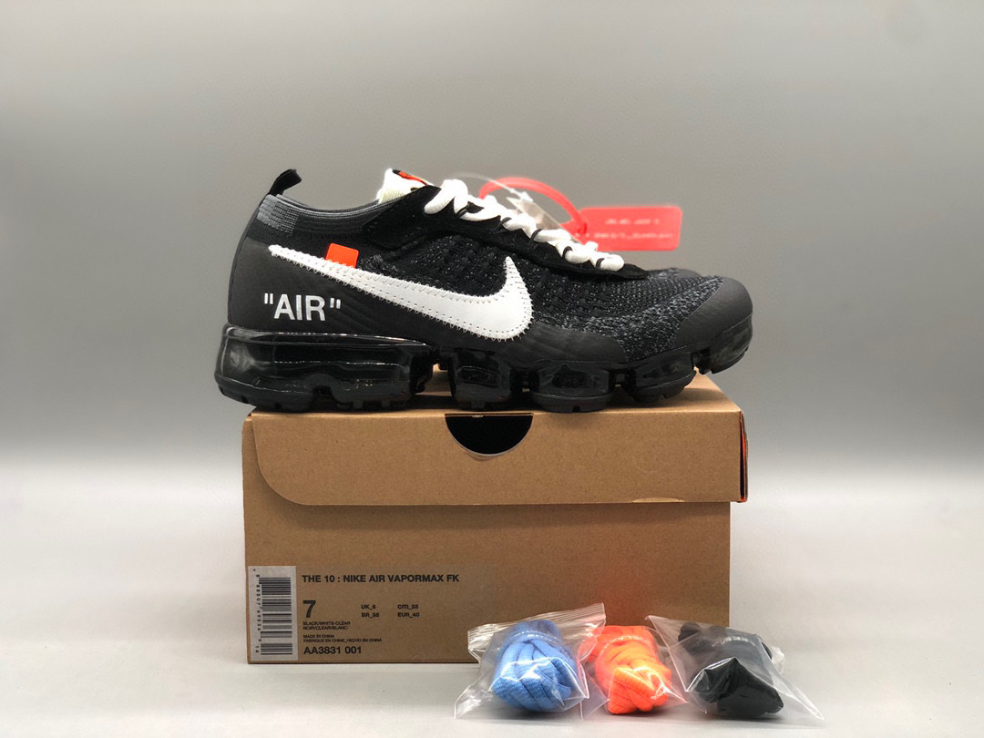 [NIKE] 나이키 X 오프화이트 에어 베이퍼맥스 플라이니트 THE TEN AA3831-001 남녀공용