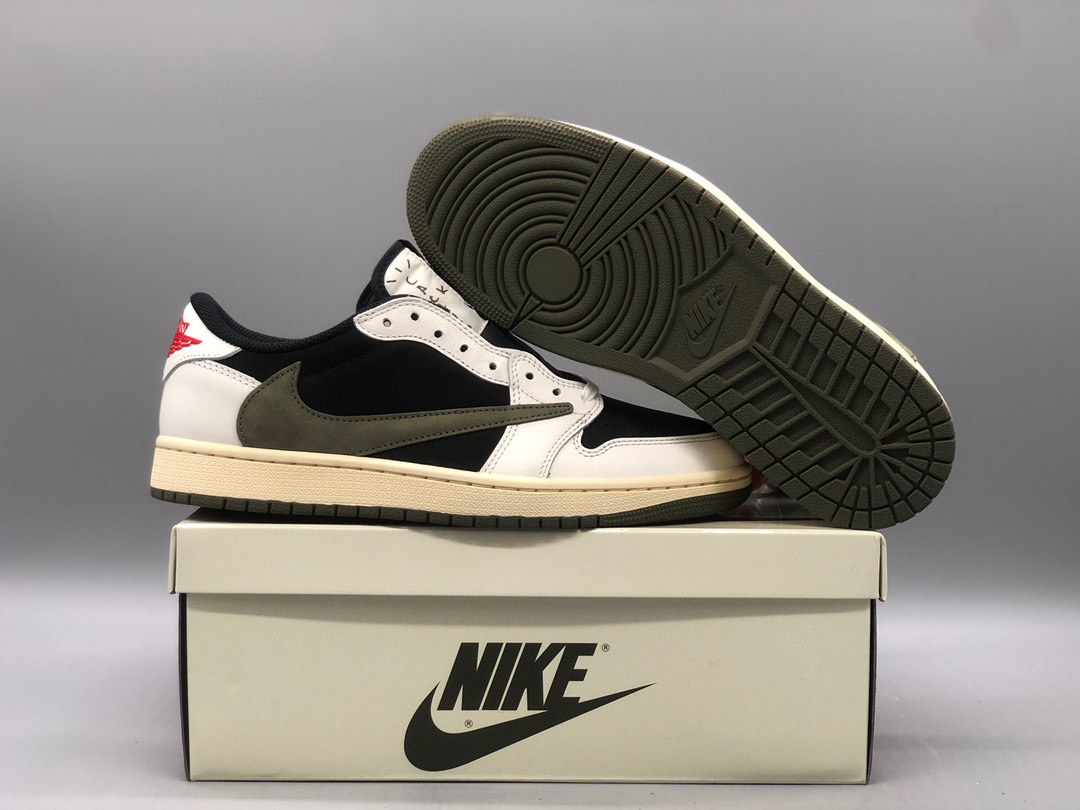 [AIR JORDAN] 트래비스 스캇 x 에어조던1 로우 올리브 DZ4137-106 남녀공용 (PK공장)