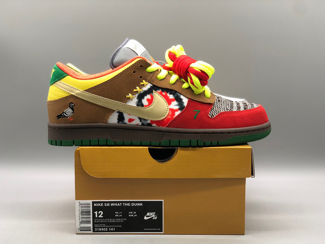 [NIKE] 나이키 SB 덩크 로우 왓 더 덩크 318403-101 남녀공용