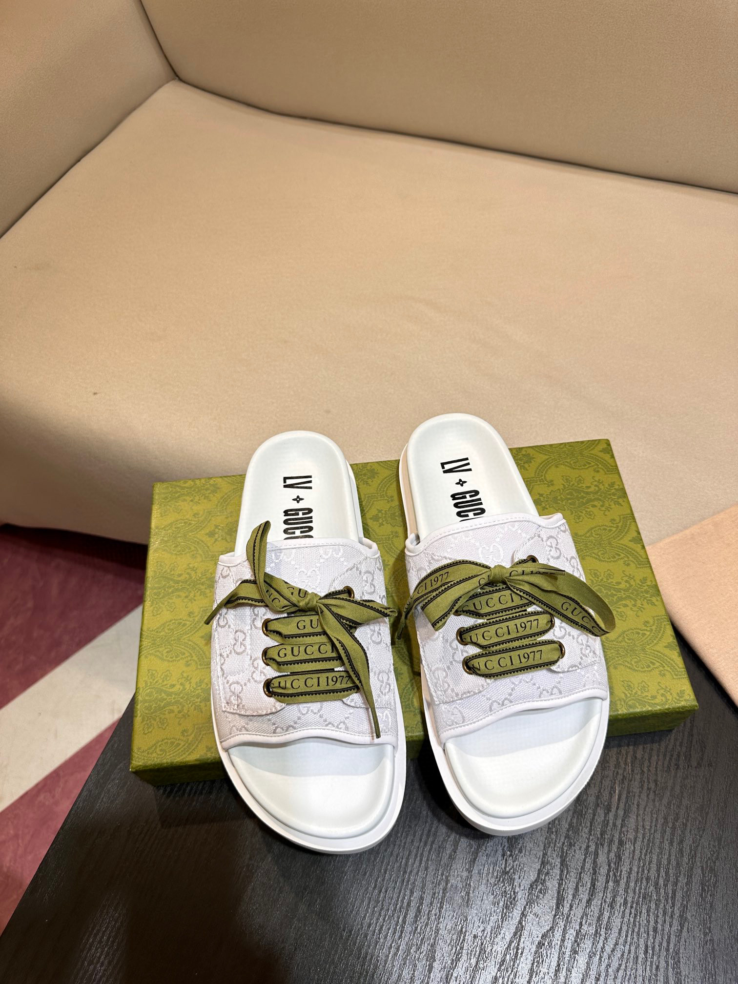 [GUCCI] 구찌 슬리퍼 남성용