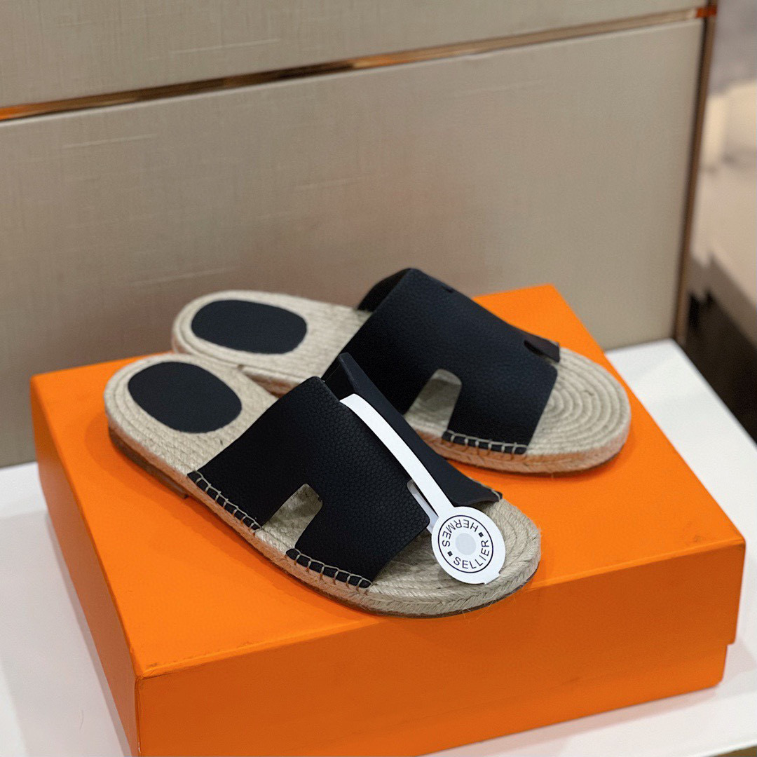 [HERMES] 에르메스 안티구아 에스파드류 샌들 남성용