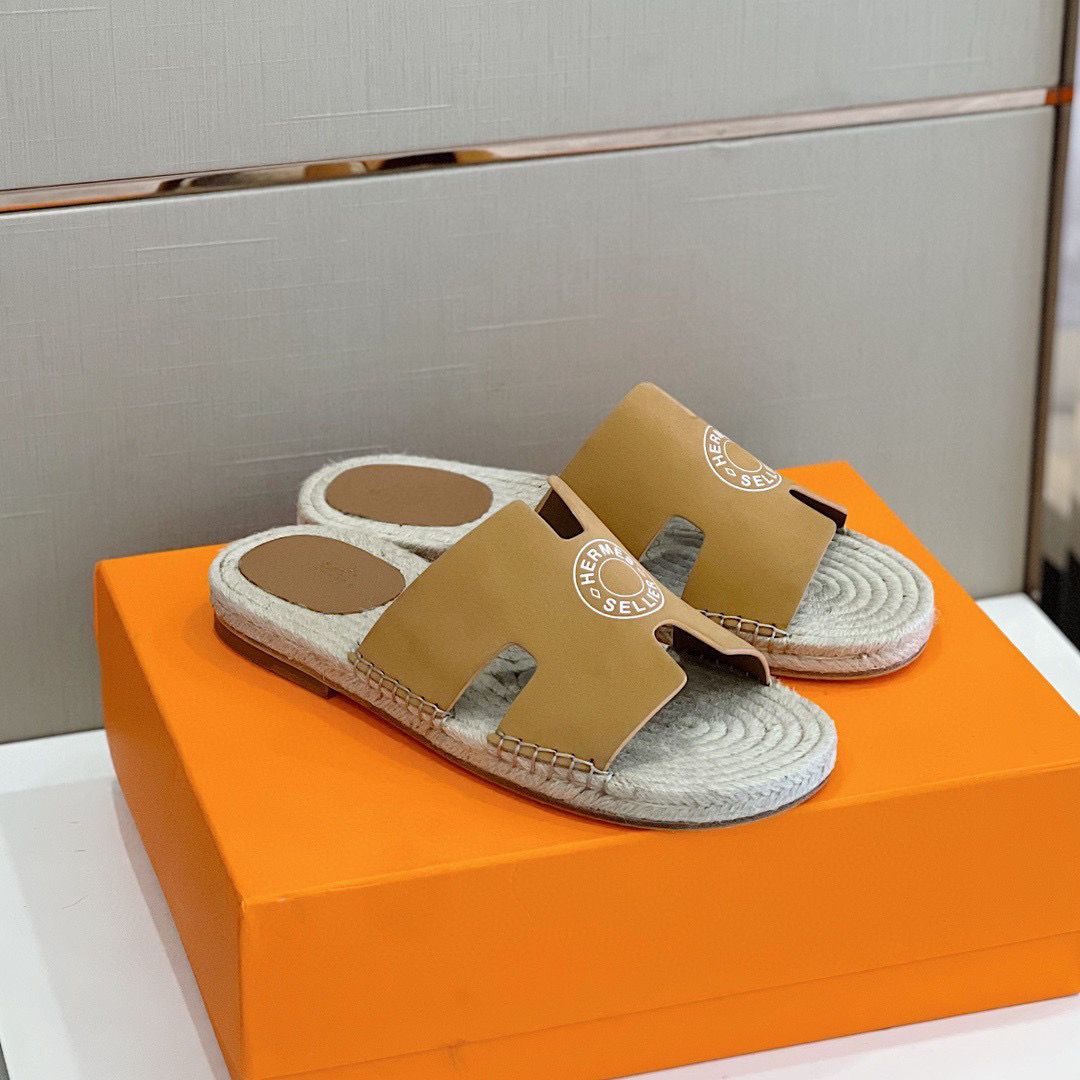 [HERMES] 에르메스 안티구아 에스파드류 샌들 남성용