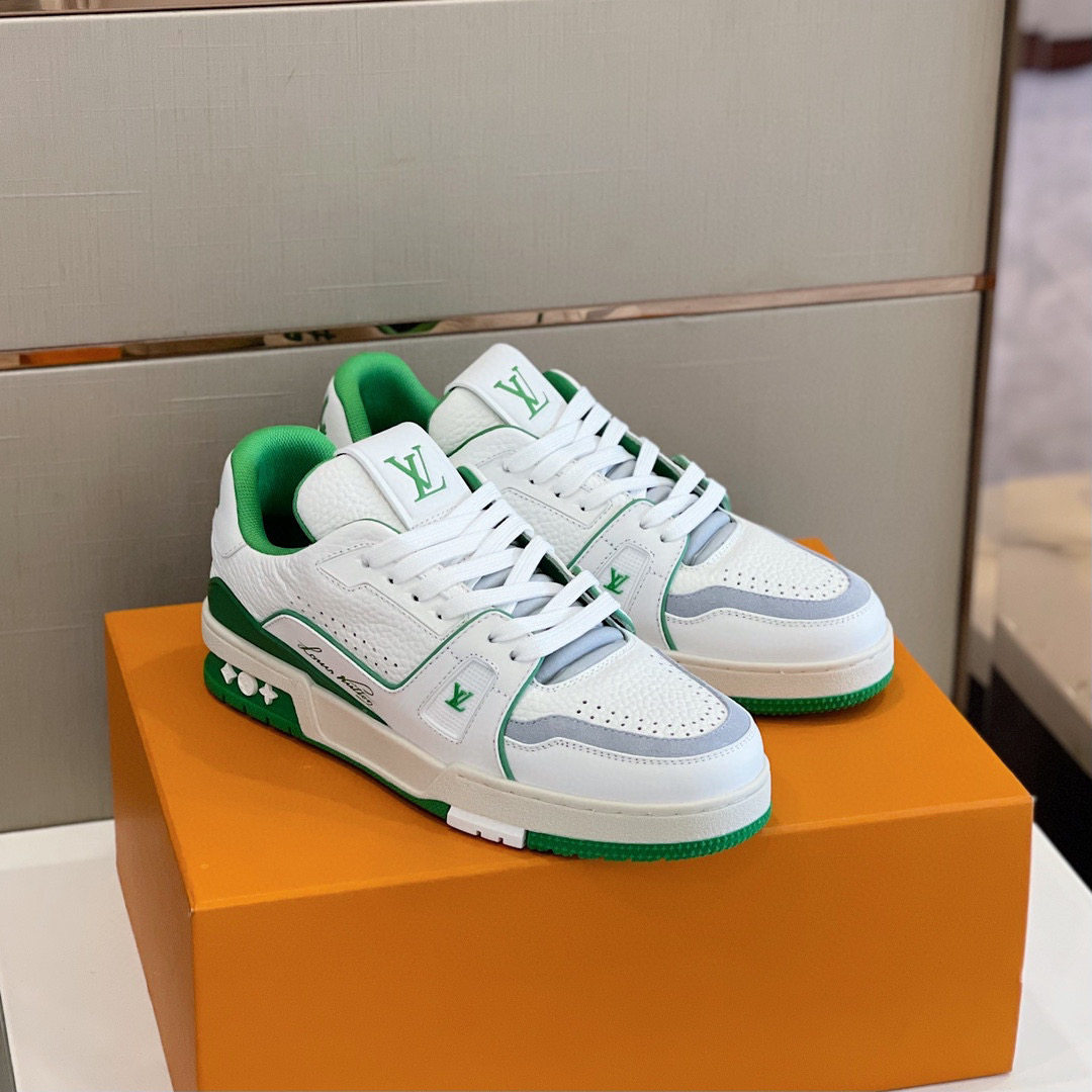[LOUIS VUITTON] 루이비통 LV 트레이너 버질아블로 스니커즈 남성용