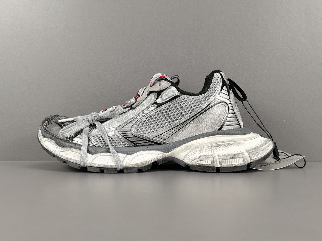 [BALENCIAGA] 발렌시아가 3XL 화이트 그레이 레드 남녀공용 (ZH공장)