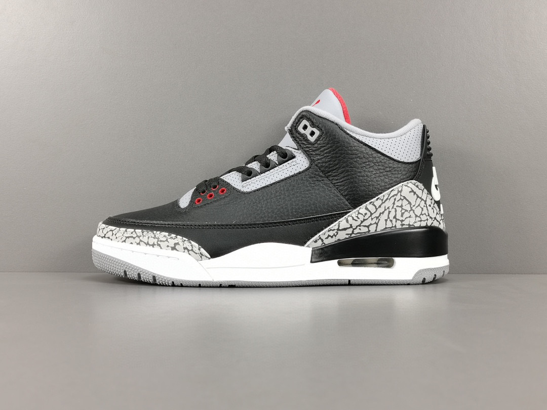 [AIR JORDAN] 에어조던3 레트로 블랙 시멘트 854262-001 남성용 (OG공장)