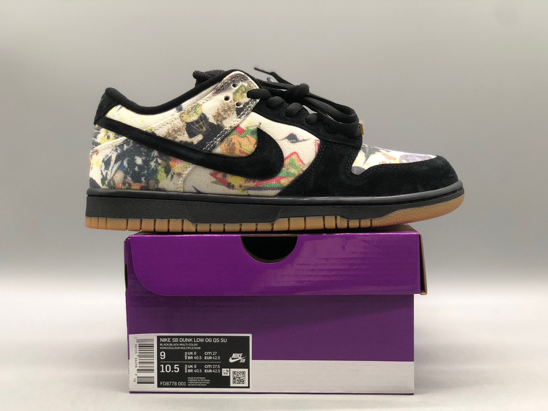 [NIKE] 슈프림 x 나이키 SB 덩크 로우 라멜지 FD8778-001 남녀공용