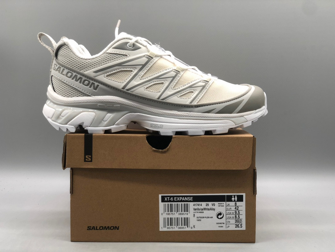 [SALOMON] 살로몬 XT-6 익스팬스 바닐라 아이스 화이트 417414 남녀공용