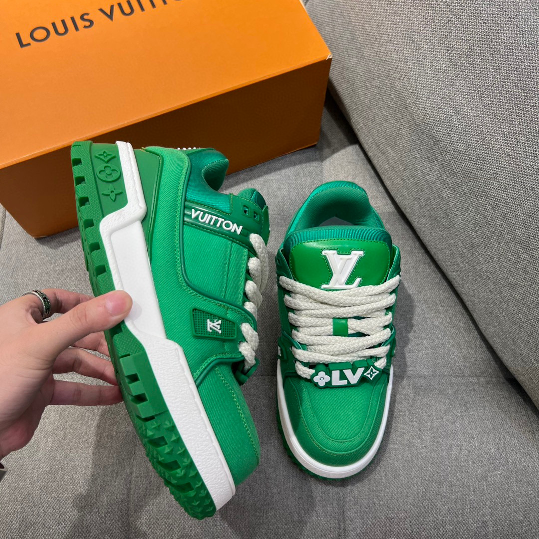 [LOUIS VUITTON] 루이비통 LV 트레이너 맥시 스니커즈 남녀공용