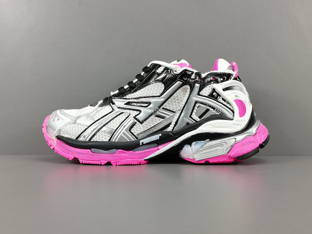 [BALENCIAGA] 발렌시아가 러너 7.0 스니커즈 실버 블랙 핑크 남녀공용 (OK공장)
