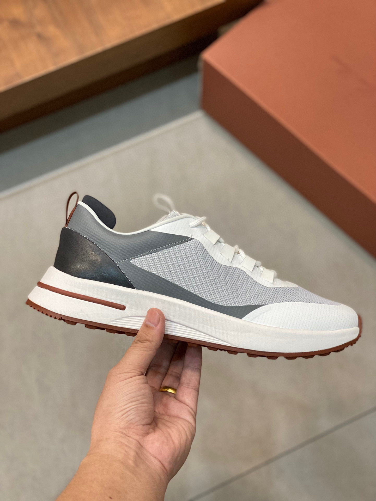 [Loro Piana] 로로피아나 남성 360 LP 플렉스 액티브 스니커즈 남성용