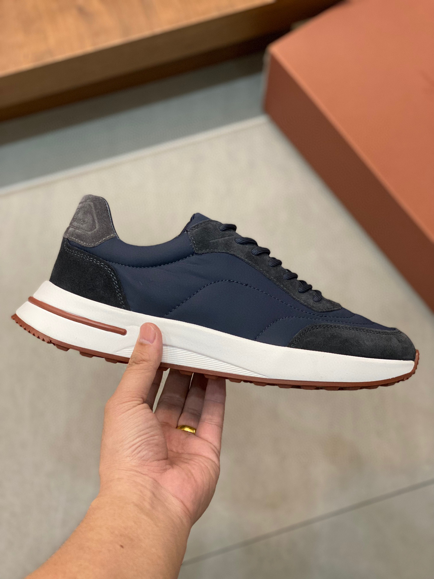 [Loro Piana] 로로피아나 스톰 시스템 스니커즈 남성용