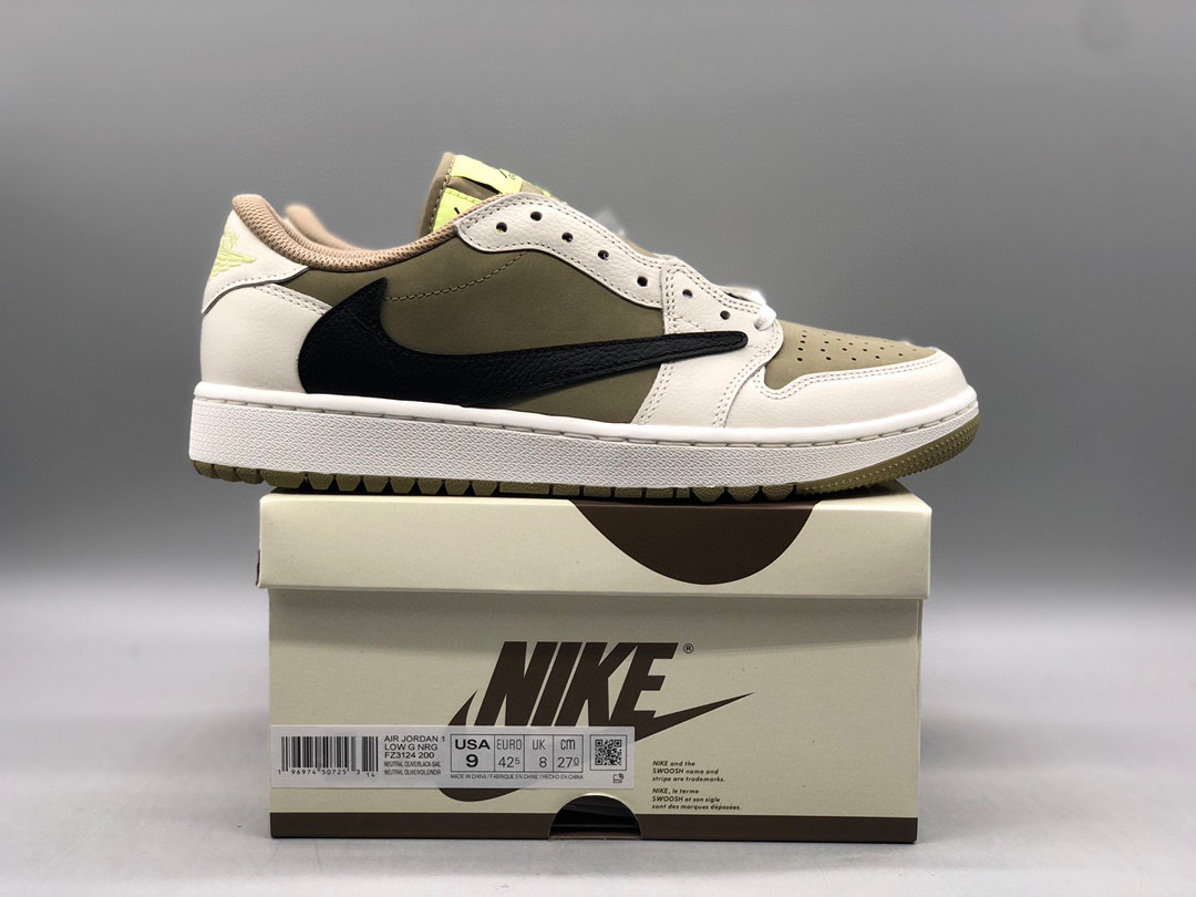 [AIR JORDAN] 트래비스 스캇 x 에어조던1 로우 골프 FZ3124-200 남녀공용 (PK공장)