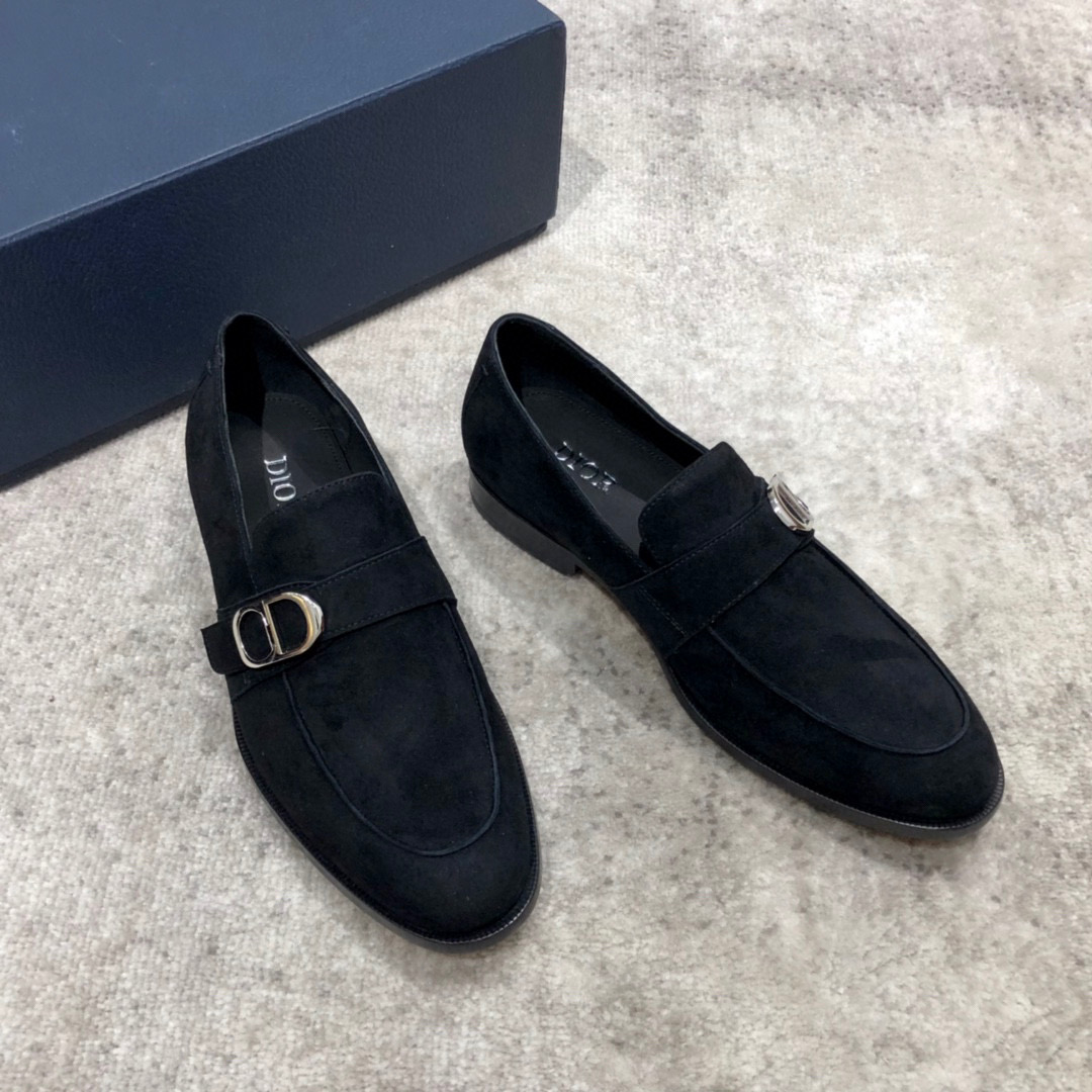 [DIOR] 디올 타임리스 카프 레더 구두 남성용