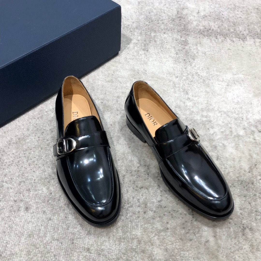 [DIOR] 디올 타임리스 카프 레더 구두 남성용