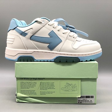 [OFF-WHITE] 오프화이트 아웃 오브 오피스 레더 스니커즈 남녀공용