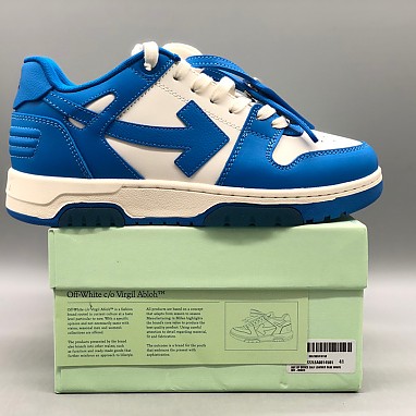 [OFF-WHITE] 오프화이트 아웃 오브 오피스 레더 스니커즈 남녀공용