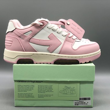 [OFF-WHITE] 오프화이트 아웃 오브 오피스 레더 스니커즈 여성용