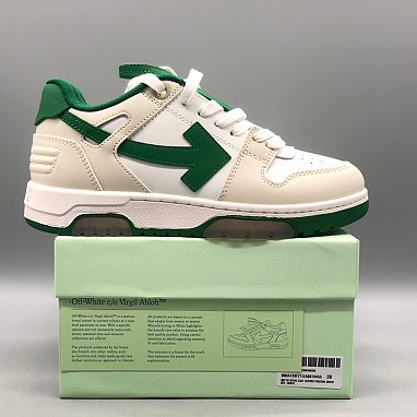 [OFF-WHITE] 오프화이트 아웃 오브 오피스 레더 스니커즈 남녀공용