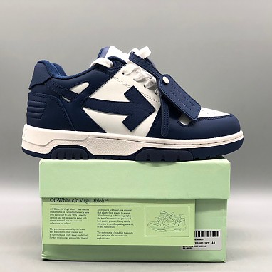 [OFF-WHITE] 오프화이트 아웃 오브 오피스 레더 스니커즈 남녀공용