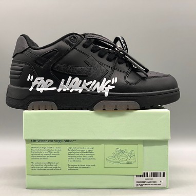 [OFF-WHITE] 오프화이트 아웃 오브 오피스 레더 스니커즈 남녀공용