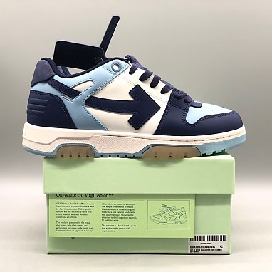 [OFF-WHITE] 오프화이트 아웃 오브 오피스 레더 스니커즈 남녀공용