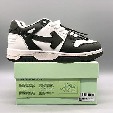 [OFF-WHITE] 오프화이트 아웃 오브 오피스 레더 스니커즈 남녀공용