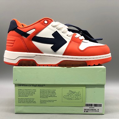 [OFF-WHITE] 오프화이트 아웃 오브 오피스 레더 스니커즈 남녀공용