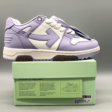 [OFF-WHITE] 오프화이트 아웃 오브 오피스 레더 스니커즈 여성용