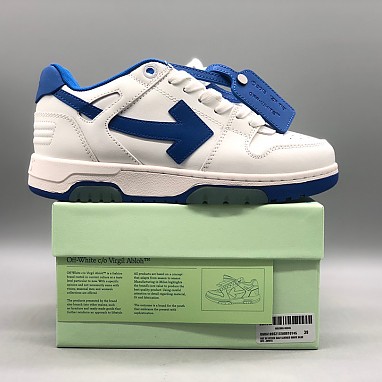 [OFF-WHITE] 오프화이트 아웃 오브 오피스 레더 스니커즈 남녀공용