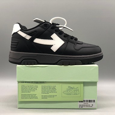 [OFF-WHITE] 오프화이트 아웃 오브 오피스 레더 스니커즈 남녀공용