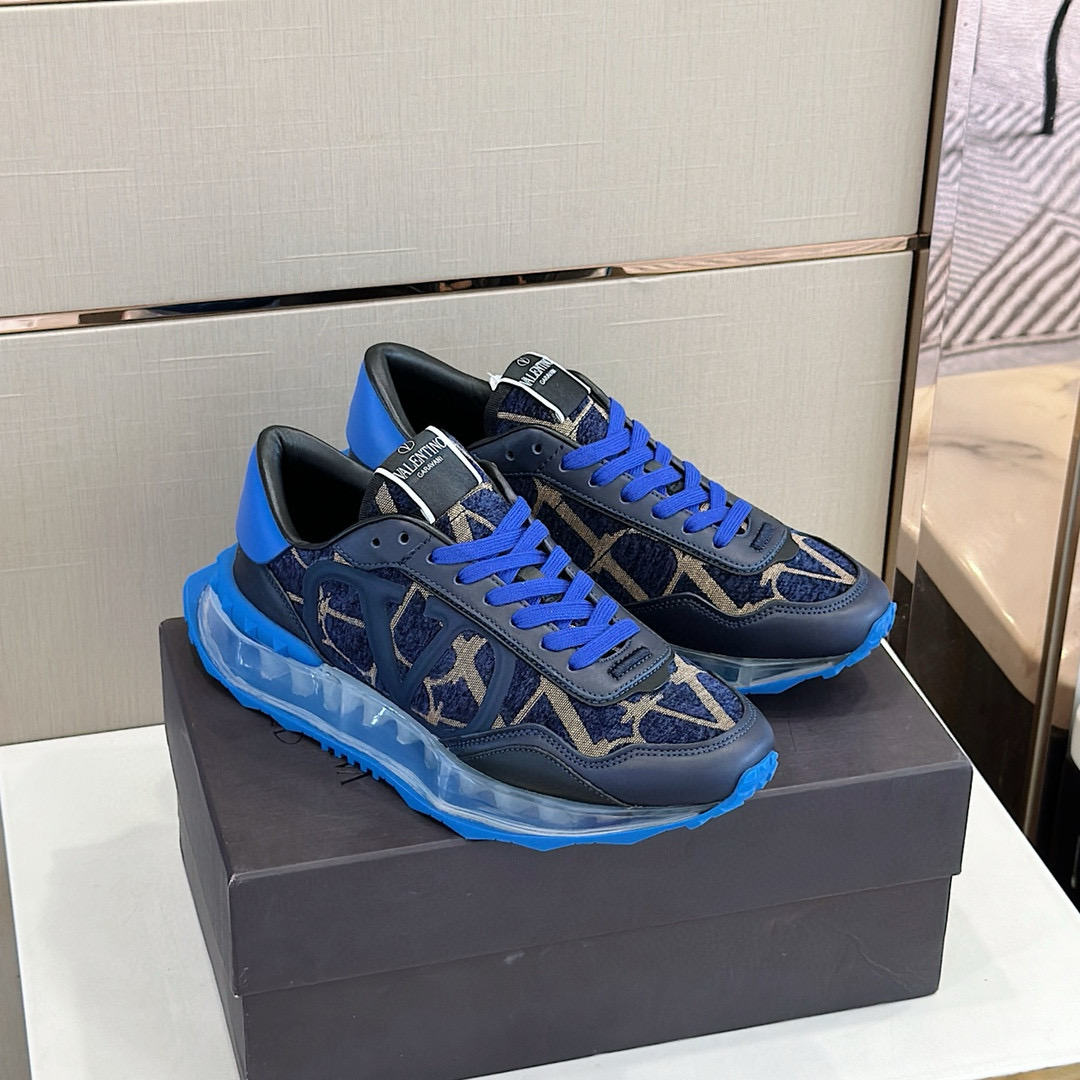 [VALENTINO] 발렌티노 V로고 에어솔 스니커즈 남성용