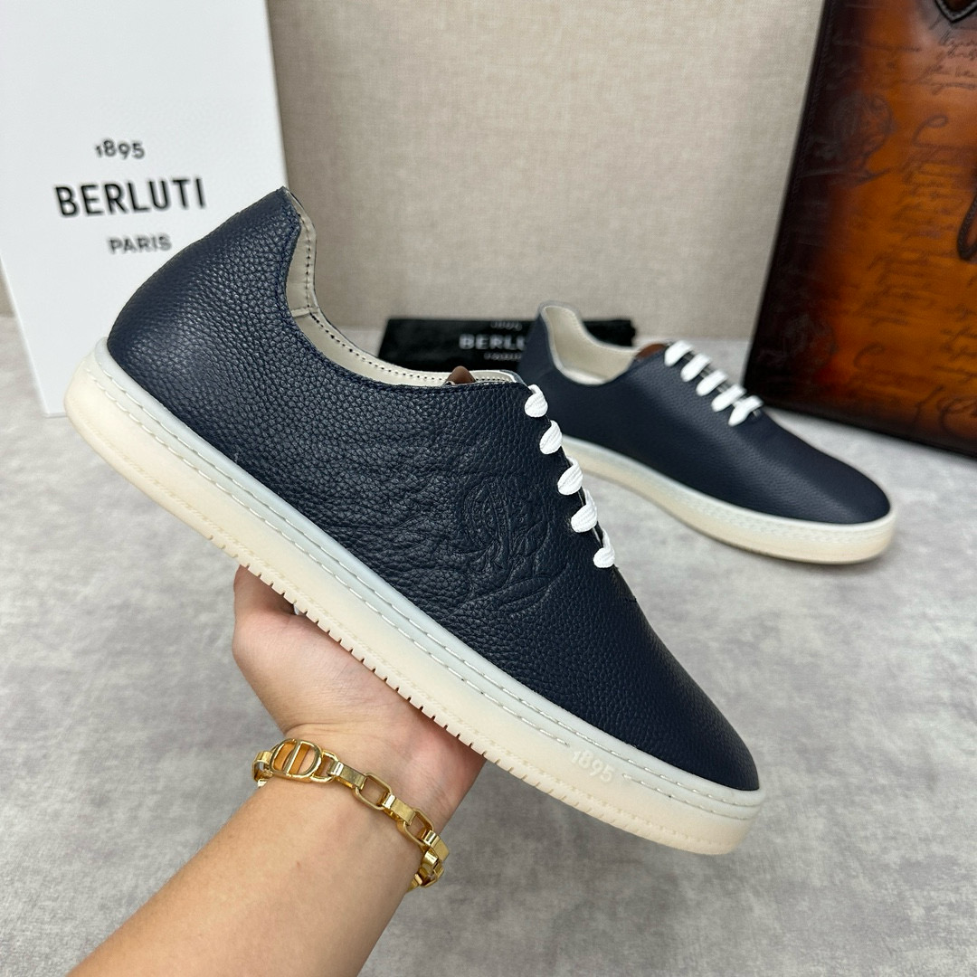 [BERLUTI] 벨루티 Eden 에덴 스크리토 레더 스니커즈 남성용