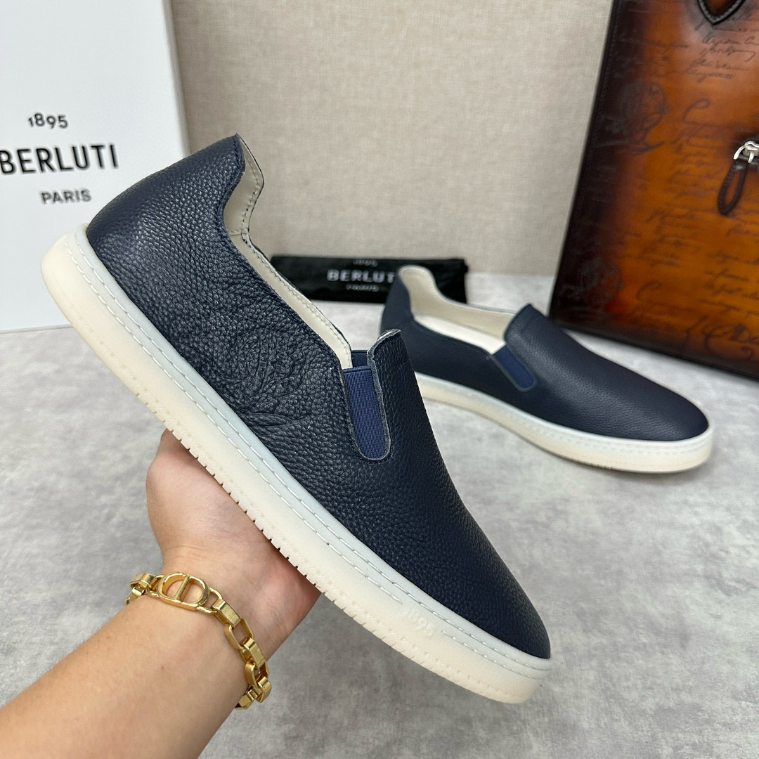 [BERLUTI] 벨루티 Eden 에덴 스크리토 레더 스니커즈 남성용