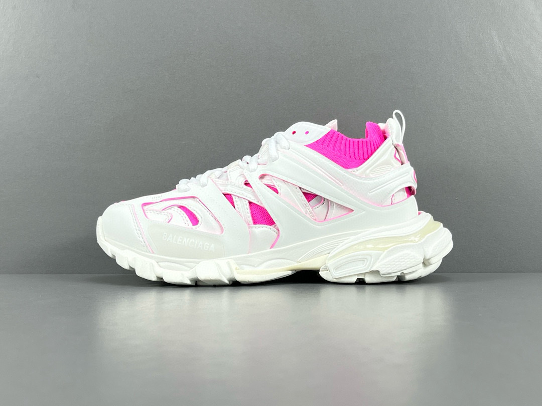 [BALENCIAGA] 발렌시아가 트랙 트레이너 화이트 핑크 남녀공용