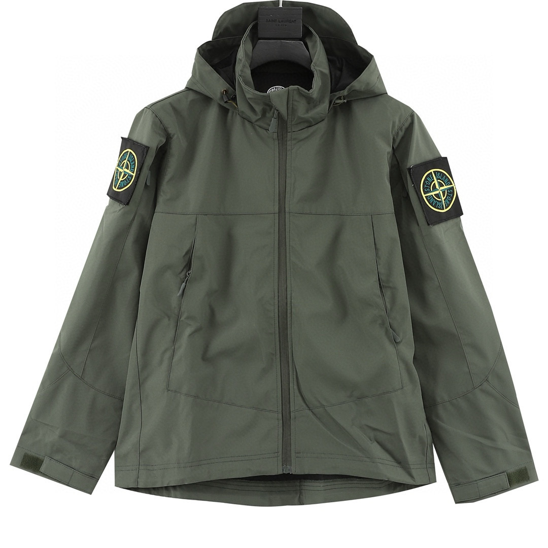 [STONE ISLAND] 스톤아일랜드 고어택스 바람막이 자켓 남성용