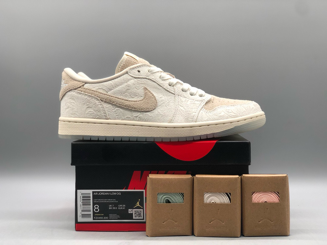 [AIR JORDAN] 에어조던1 x 크리스 폴 레트로 로우 OG 라이트 FZ0455-200 남성용 (LW공장)