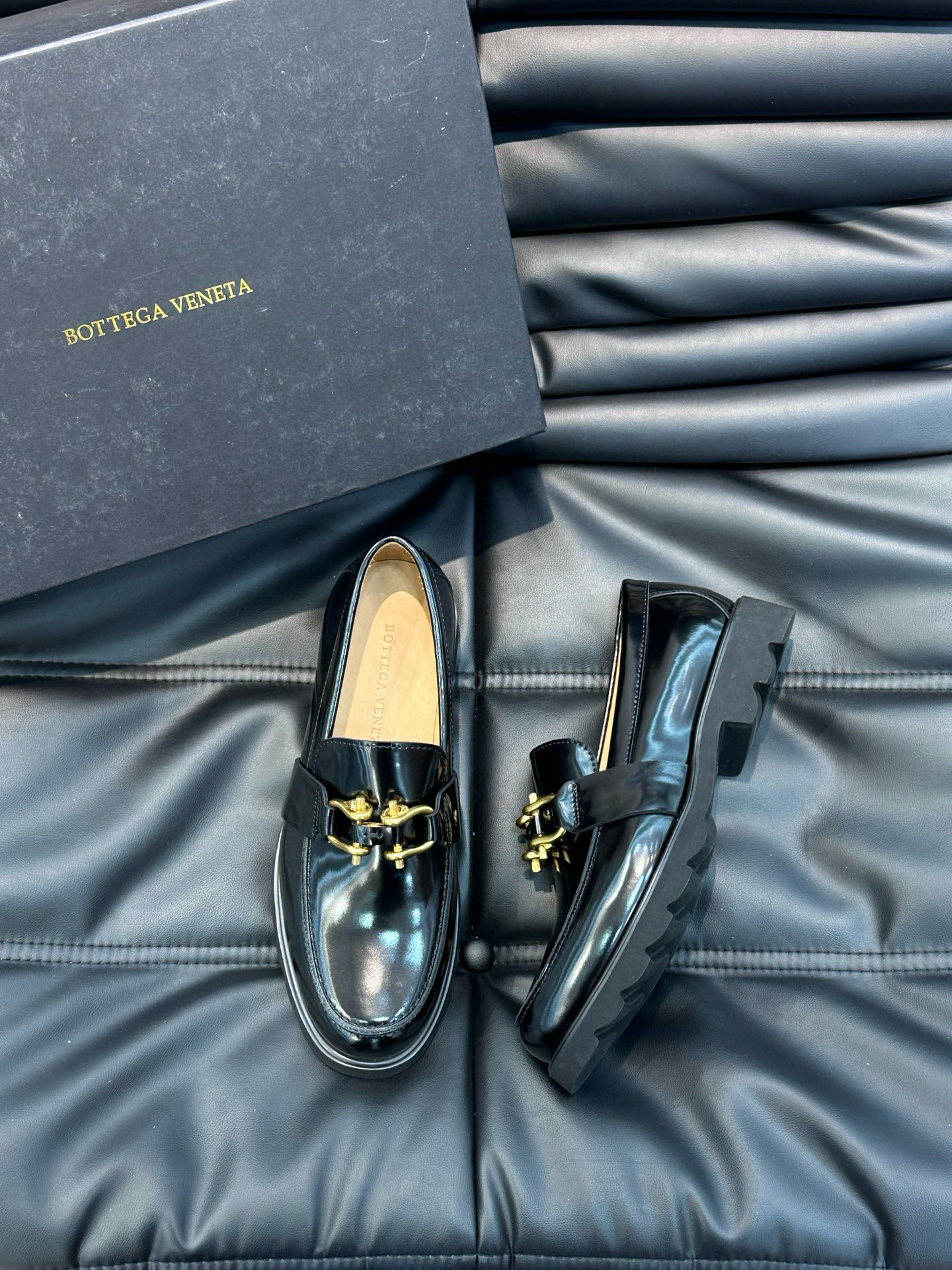 [Bottega Veneta] 보테가베네타 레더 로퍼 남성용