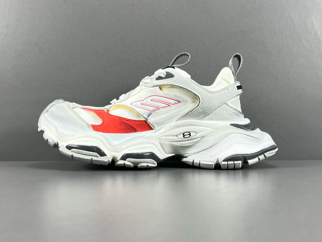 [BALENCIAGA] 발렌시아가 카고 화이트 그레이 레드 남녀공용