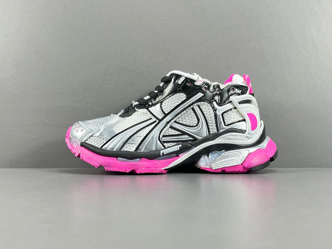 [BALENCIAGA] 발렌시아가 러너 7.0 스니커즈 실버 블랙 핑크 남녀공용 (OK공장)